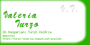 valeria turzo business card